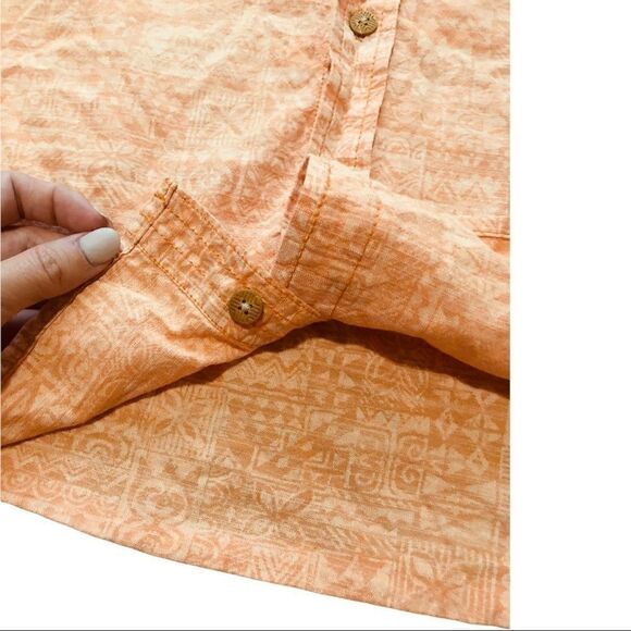 Paradise collection orange Hawaiian shirt - Picture 5 of 5